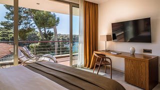 Cikat Bay Suite, pogled more, balkon