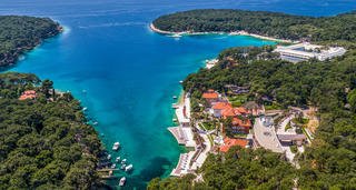 Čikat Bay from air