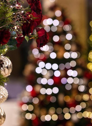 Christmas decoration Christmas decorations at hotel