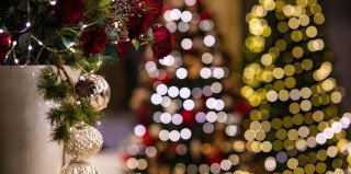 Christmas decoration Christmas decorations at hotel