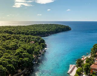 Baia di Cigale sull'iosla di Lussino