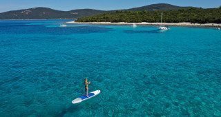 SUP sull'isola di Lussino