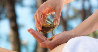 Olive oil massage