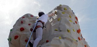 Vitality Hotel Punta climbing rock