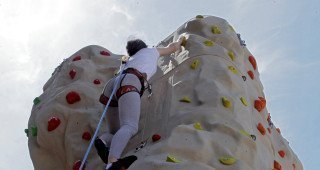 Rock climbing