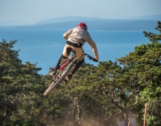 Mountainbike-Rennen Downhill World Cup Lošinj